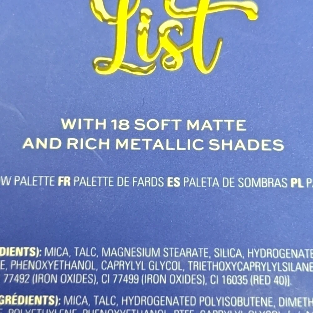I Heart Revolution Naughty List Eyeshadow Palette